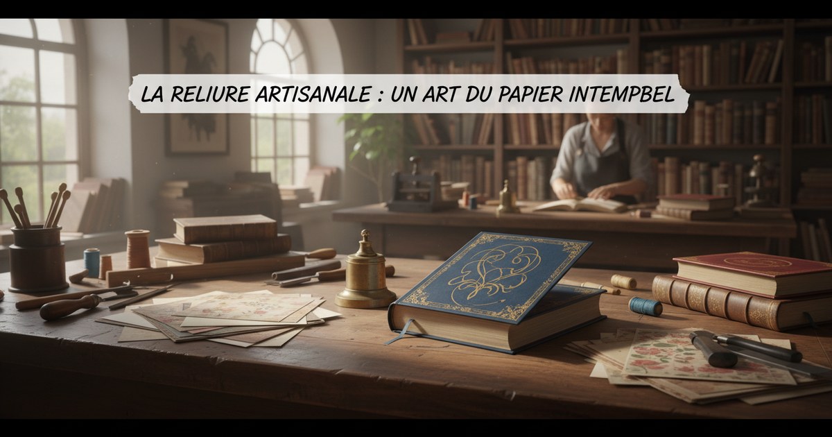 La reliure artisanale : un art du papier intemporel