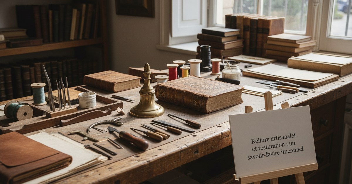 Reliure artisanale et restauration : un savoir-faire intemporel