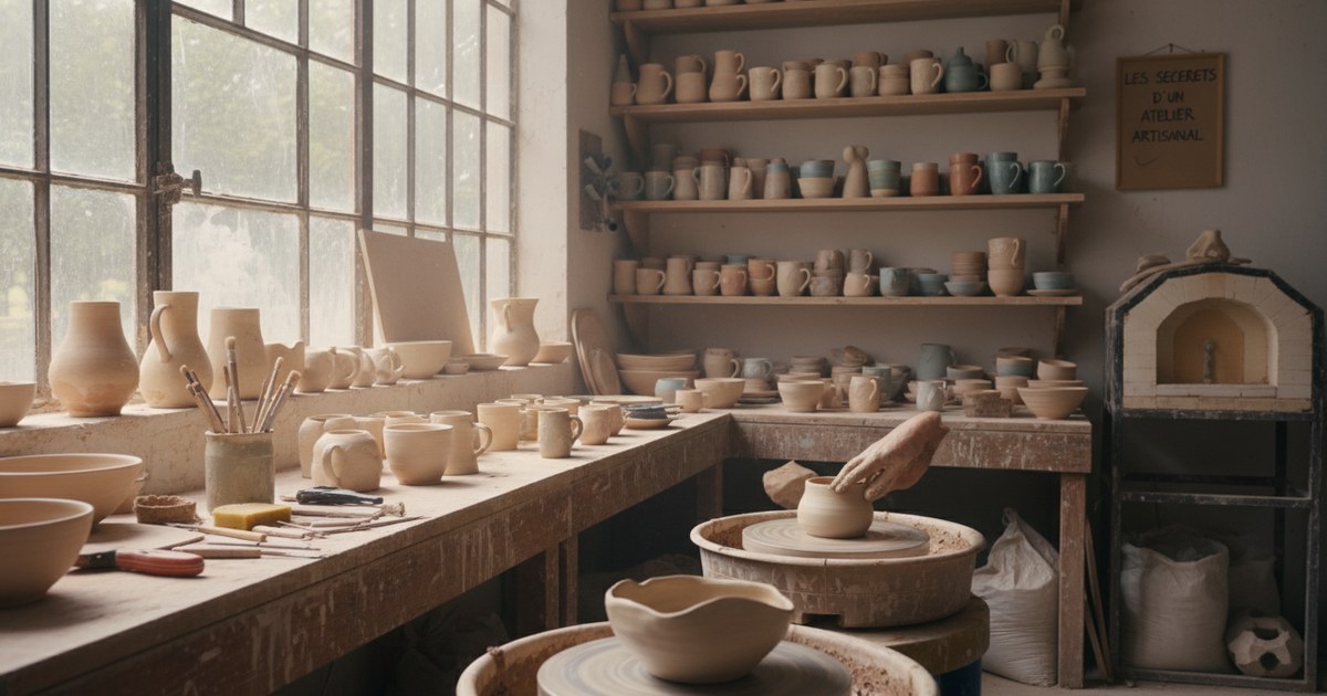 Les secrets d’un atelier de poterie artisanale