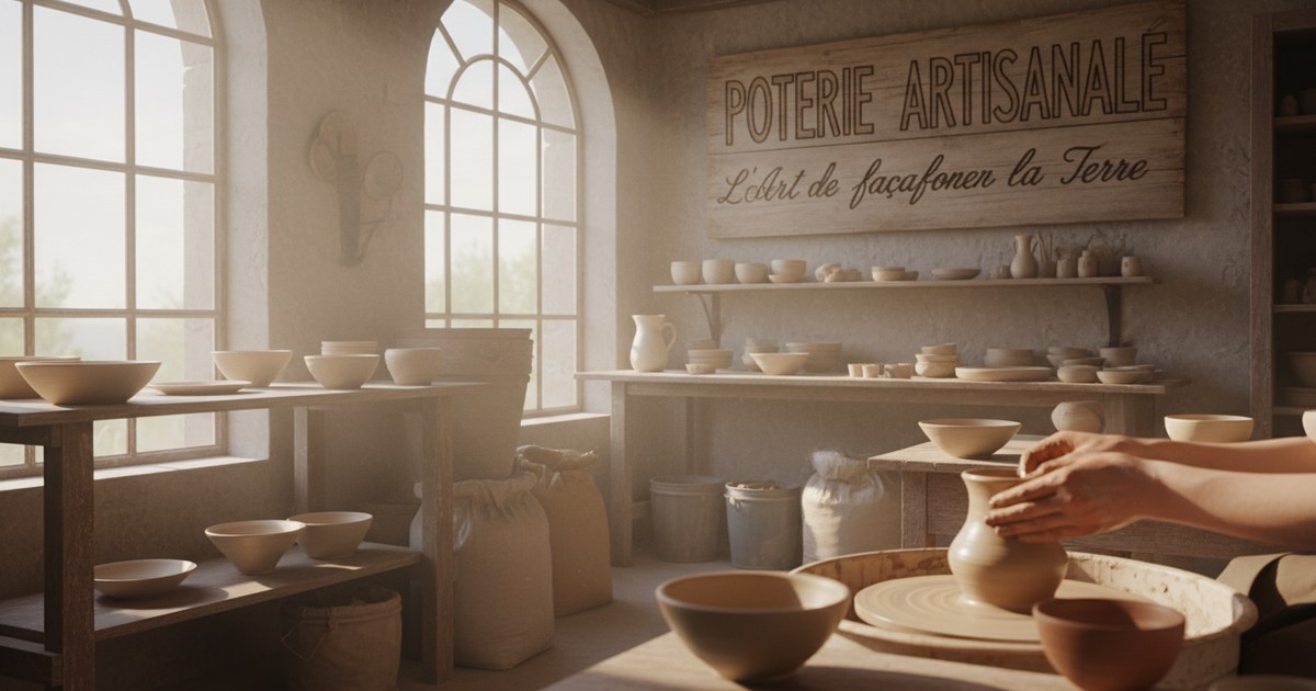 Poterie artisanale : l’art de façonner la terre