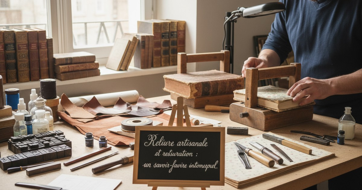 Reliure artisanale et restauration : un savoir-faire intemporel