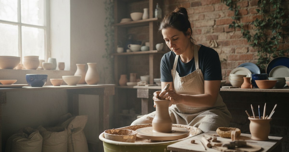 L’art du tournage en poterie artisanale