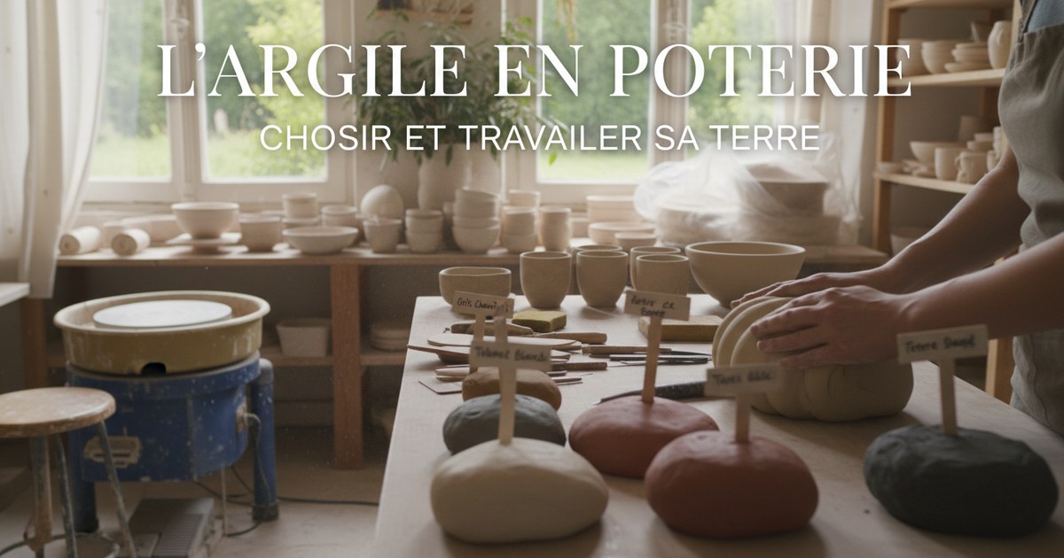 L’argile en poterie : choisir et travailler sa terre